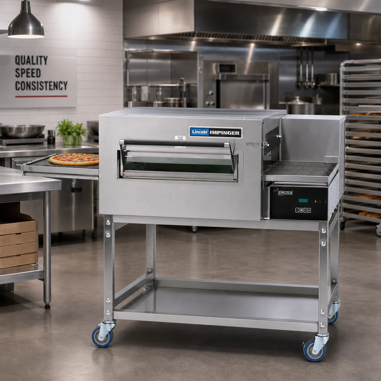 Product image #2 for Lincoln Impinger II 1100 Series Single-Deck Front-Loading Electric Conveyor Oven, 208V