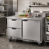 Thumbnail image #2 for Beverage-Air WTRD48AHC-2-FIP 48-Inch Two-Section Worktop Refrigerator with 2 Drawers and 1 Door