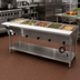 Thumbnail image #2 for Advance Tabco Triumph (Supreme) 5-Well Electric Open Well Hot Food Table with Undershelf and Cutting Board, 77-3/4 Inch