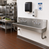Thumbnail image #2 for Advance Tabco 48-Inch 2-Station ADA Wall-Mounted Hand Sink with 2 Wrist-Handle Faucets
