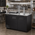 Thumbnail image #2 for True Club Top Direct Draw Beer Dispenser, 2 Half-Barrel Capacity, 2 Columns, Black Powder-Coated Exterior
