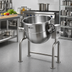 Thumbnail image #2 for Legion TWU-20 20-Gallon Direct Steam Tilting Kettle, 2/3 Jacketed, 304 Stainless Steel