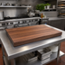 Thumbnail image #2 for American Black Walnut Kitchen Countertop, 36 Inch x 32 Inch x 2-1/4 Inch Thick, Varnique Finish
