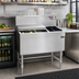 Thumbnail image #2 for Spec-Bar Underbar Combo Ice Bin/Bottle Unit with Left Bottle Compartment, 36 x 24 Inches, 85 lb. Ice Capacity