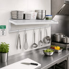 Thumbnail image #2 for Channel Manufacturing TWS1836 All-Welded Tubular Aluminum Wall Shelf, 36"W x 18"D x 13.5"H