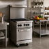 Thumbnail image #2 for Wolf Challenger XL 24-Inch Commercial Gas Range with 4 Burners and Standard Oven
