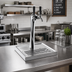 Thumbnail image #2 for Perlick Lucky Countertop Glycol-Cooled Dual-Faucet Draft Beer Tower, Polished Chrome