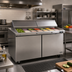 Thumbnail image #2 for Delfield Mega Top 64-Inch Two-Section Sandwich/Salad Prep Refrigerator with 12 Pans