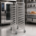 Thumbnail image #2 for Baxter Stainless Steel Single End-Load Rack for Double Rack Ovens, 10 Slides, 6-Inch Spacing