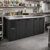 Thumbnail image #2 for Two-Section Pass-Thru Single-Zone Refrigerated Back Bar Cooler, 60-Inch Wide, 4 Solid Doors