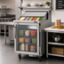 Thumbnail image #2 for Turbo Air PRO Series 27-1/2-Inch One-Section Sandwich/Salad Prep Table with Glass Door and 8-Pan Top