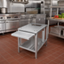 Thumbnail image #2 for Cleveland Range UNISTAND25 Open-Type Stainless Steel Equipment Stand for SteamChef 3 & 6, 25-Inch High