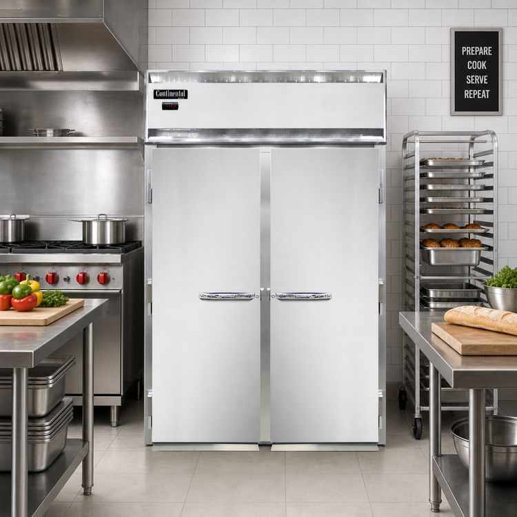 Product image #2 for Continental Refrigerator DL2WI-SA Designer Line Two-Section Roll-In Warmer