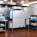 Thumbnail image #2 for Jackson WWS AJX-66CEL Low-Temperature Chemical Sanitizing Conveyor Dishwasher, Single Tank, Electric Heat, 22-Inch Recirculating Pre-Wash
