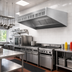 Thumbnail image #2 for SpecAir HESFA96-108 108 Inch Wall Type Front Discharge Make-Up Air Exhaust Hood