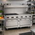 Thumbnail image #2 for Wolf Challenger XL 72-Inch Gas Restaurant Range with 6 Open Burners, 36-Inch Griddle, Standard Oven and Convection Oven