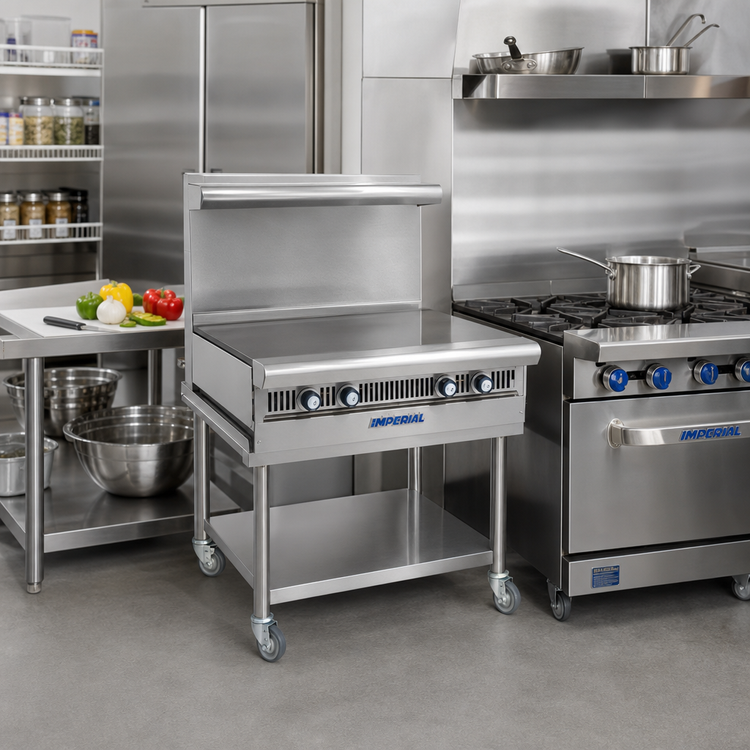 Product image #2 for Imperial Spec Series 18-Inch Countertop Gas Modular Add-A-Unit Hot Top Range