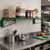 Thumbnail image #2 for Quantum Wall-Mount Cantilever Single Wire Shelf, 42 x 24 Inches, Green Epoxy