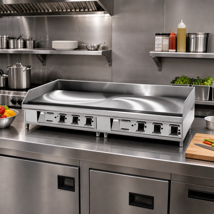 Product image #2 for Lang LG Series 48-Inch Electric Countertop Griddle with Chrome Plate and Solid State Controls