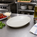 Thumbnail image #2 for Stadia® 9.5-Inch Greige Oblong Melamine Pasta Plate