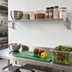 Thumbnail image #2 for Quantum Wall-Mount Cantilever Single Wire Shelf Kit, 60 x 12 Inches, Chrome Plated