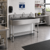 Thumbnail image #2 for Advance Tabco 60-Inch Multiwash Freestanding Hand Wash Sink with 3 Faucets