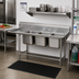 Thumbnail image #2 for Advance Tabco Regaline 3-Compartment Sink with Left-Hand Drainboard, 84-Inch, 14-Gauge 304 Stainless Steel