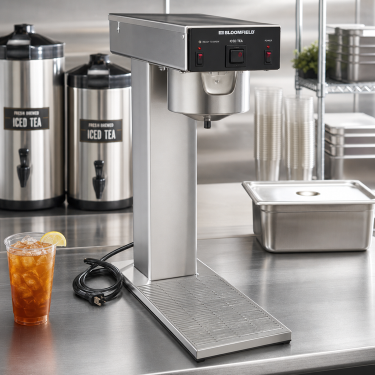 Product image #2 for Bloomfield 8740 Single Automatic Fresh-Brew Iced Tea Brewer, 3 Gallon, 120V, Stainless Steel