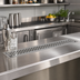 Thumbnail image #2 for Glastender 24-Inch Drop-In Stainless Steel Drink Rail with Removable Perforated Inserts