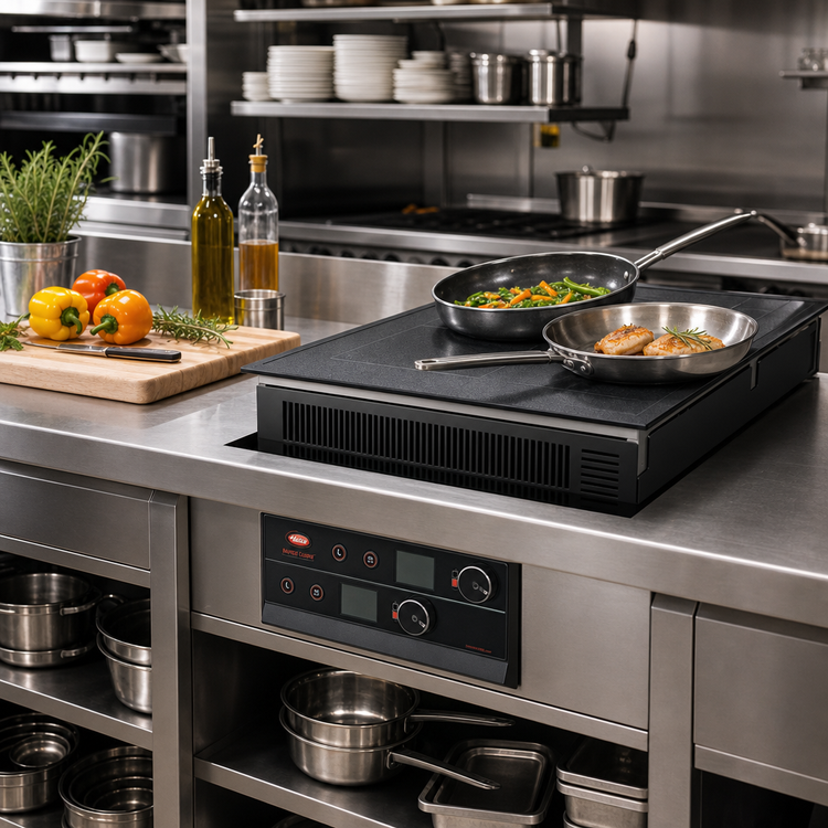 Product image #2 for Hatco Rapide Cuisine Drop-In Dual Burner High-Powered/Heavy-Duty Induction Range