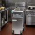 Thumbnail image #2 for Frymaster FPGL130C OCF30 Oil-Conserving 30 lb Gas Floor Fryer with Built-In Filtration
