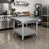 Thumbnail image #2 for BK Resources 30-Inch x 24-Inch x 20-Inch Stainless Steel Machine Stand with Adjustable Undershelf