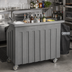 Thumbnail image #3 for Cambro Cambar 54-Inch Portable Beverage Bar with 80 lb. Ice Sink, 5-Bottle Speed Rail and Vinyl Cover, Granite Gray