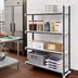 Thumbnail image #2 for Cambro Camshelving Elements XTRA 4-Shelf Solid Stationary Add-On Shelving Unit, 24 x 36 x 84 Inches, Speckled Gray
