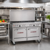Thumbnail image #2 for Southbend Ultimate 48-Inch Gas Restaurant Range with 6 Burners and 2 Space Saver Ovens