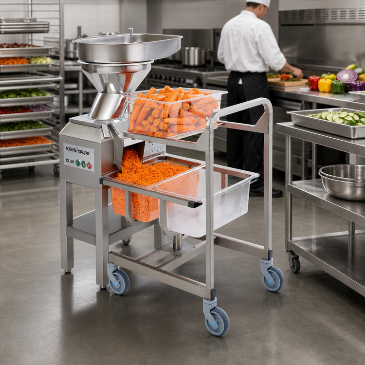 Product image #2 for Robot Coupe CL60WS Commercial Vegetable Prep Workstation, Floor Model, 208-240V, 3-Phase