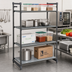 Thumbnail image #2 for Camshelving Basics Plus 4-Tier Stationary Starter Unit, 18 x 54 x 84 Inches, Vented and Solid Shelf Plates