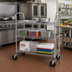 Thumbnail image #2 for Metro Super Erecta Heavy Duty 3-Shelf Wire Utility Bus Cart
