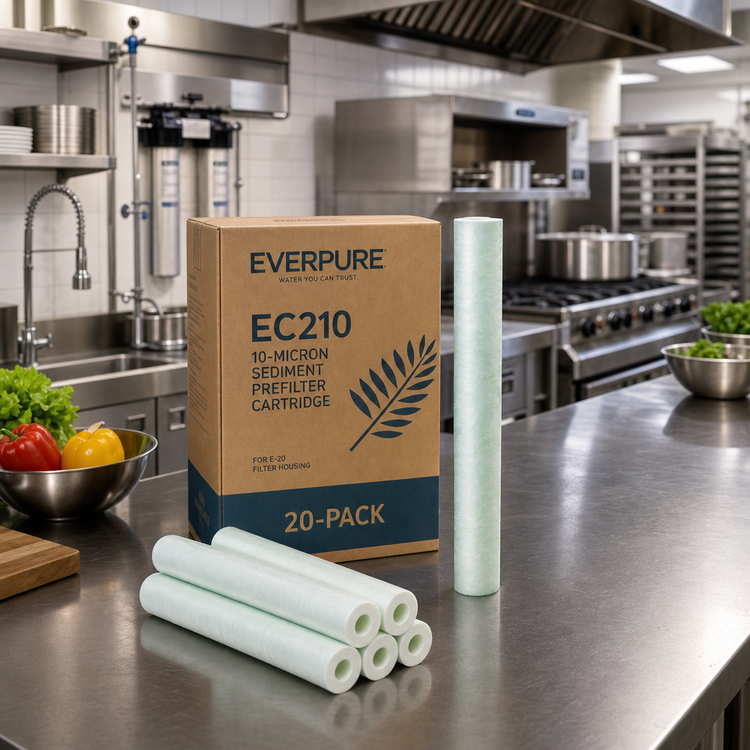 Product image #2 for Everpure EC210 20-Pack 10-Micron Sediment Prefilter Cartridges for E-20 Housing