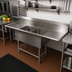 Thumbnail image #2 for John Boos Pro-Bowl 2-Compartment Sink with Left and Right Drainboards, 30