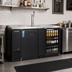 Thumbnail image #2 for Everest Refrigeration 68-Inch Two-Section Back Bar & Direct Draw Keg Refrigerator Combo with 1 Draft Tower