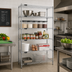 Thumbnail image #2 for Quantum 30-Inch Wide x 14-Inch Deep x 86-Inch High Stainless Steel Wire Shelving Starter Kit
