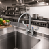 Thumbnail image #2 for Surgical Deck-Mount Mixing Faucet with 8 3/4-Inch Swivel Gooseneck
