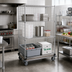 Thumbnail image #2 for Quantum Wire Enclosed Mobile Cart, 36 x 24 x 80 Inches, 1200 lb. Capacity
