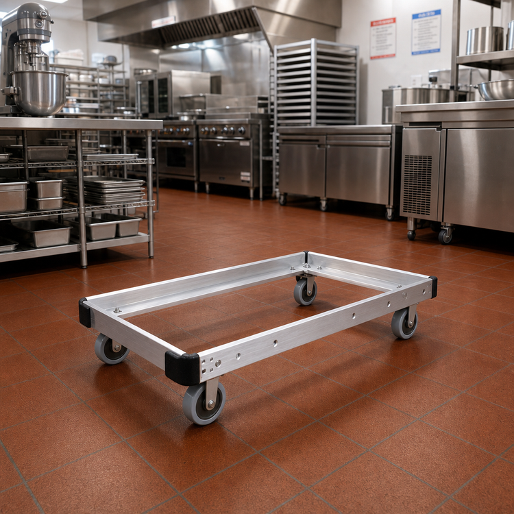 Product image #2 for Metro 42 Inch x 21 Inch Aluminum Truck Dolly Frame with Wraparound Bumper