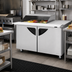 Thumbnail image #3 for Turbo Air Super Deluxe 60-Inch Two-Section Mega Top Sandwich/Salad Prep Table with Slide-Back Lid