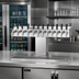 Thumbnail image #2 for Perlick Century 12-Faucet Extra High Wide Base Tee Draft Beer Tower, Countertop, Glycol-Cooled, Stainless Steel