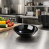 Thumbnail image #3 for Carlisle Black Melamine Coupe Salad Bowl, 7.5-Inch, 24 oz
