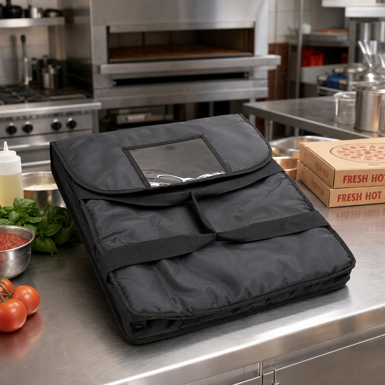 Product image #2 for Deluxe Insulated Pizza Delivery Bag, 20 x 20 x 5 Inches, Holds 2 18-Inch Pizza Boxes
