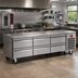 Thumbnail image #2 for Southbend Platinum Series 120-Inch Self-Contained Refrigerated Base with 8 Drawers